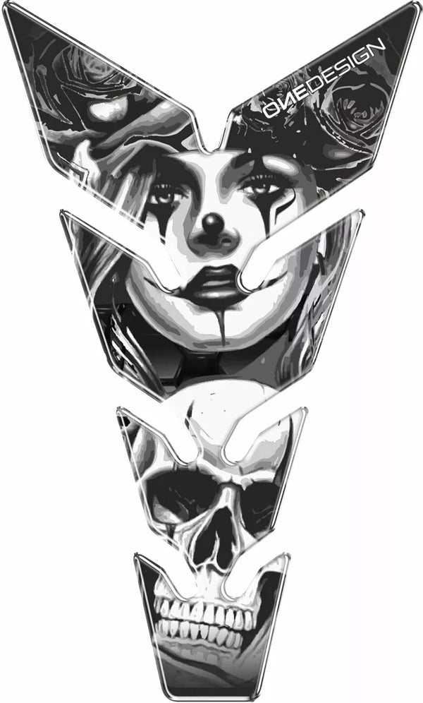 ONEDESIGN TANK PAD MAX WOMAN W/ SKULL PAD13P