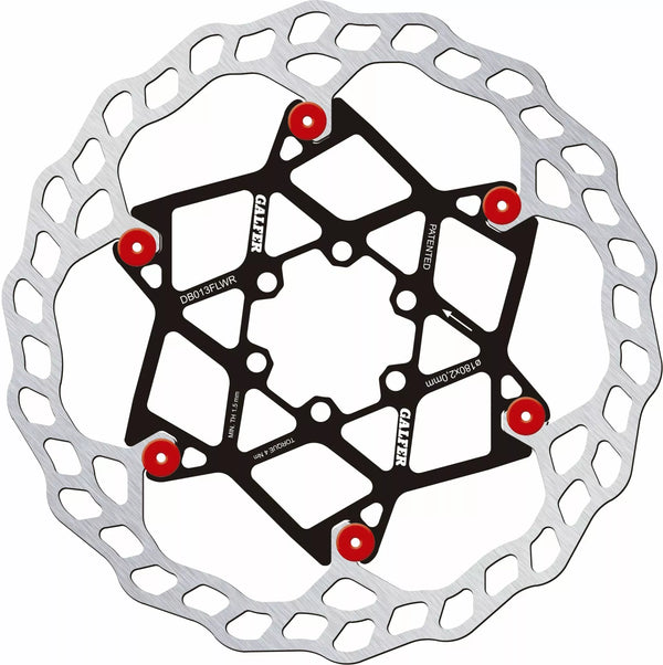 GALFER DISC WAVE FLOAT 180X2.0MM RED DB013FLWR