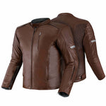 Shima Mc-Leather Jacke Hunter+ 2,0 Brown