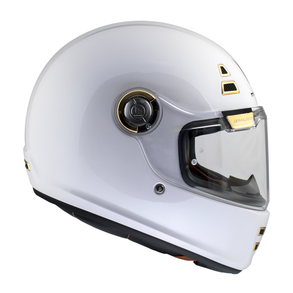 MT Helmets Integral Mc-Hjälm Jarama A0 Pearl White