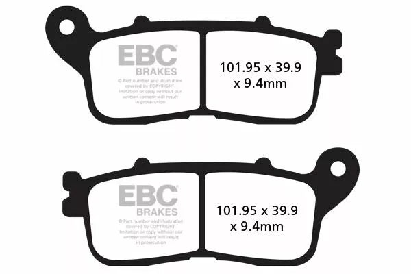EBC BRAKE PAD SINTERED HH FA623HH