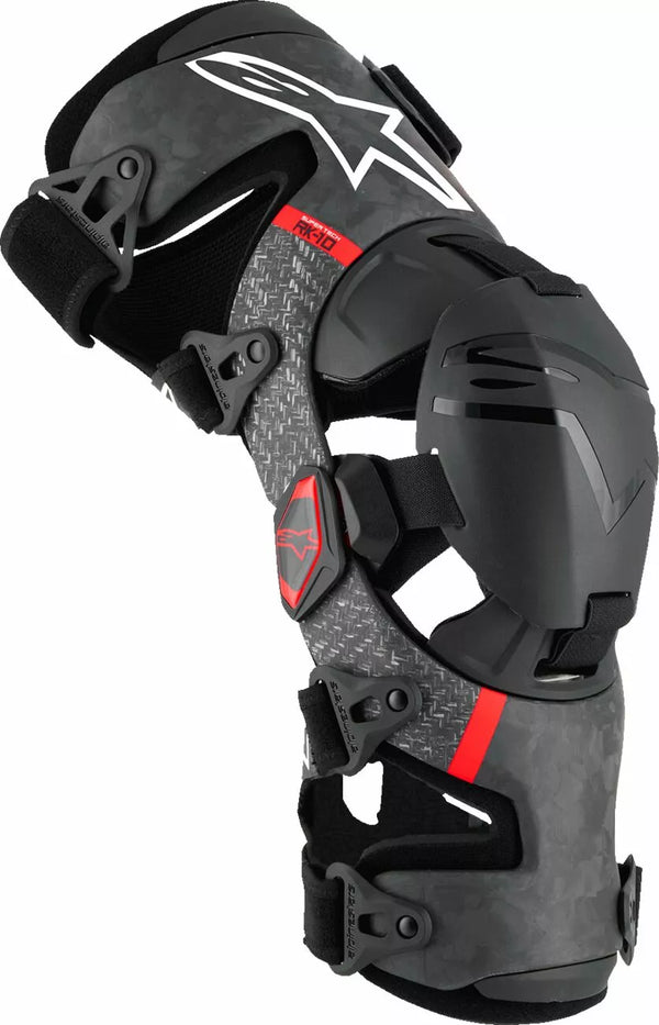 ALPINESTARS(MX) KNEEBRACE S-TECH RK-10 BLK/RD 6501425-13-L