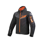 Macna Softshell Mc-Jacka Imbuz Svart /Orange