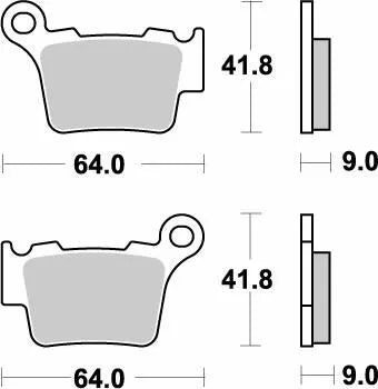 MOTO-MASTER BRAKE PAD NITRO 094421