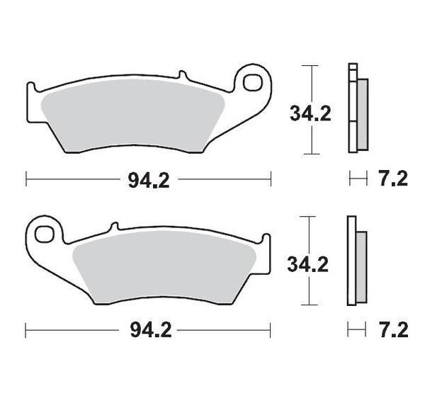 MOTO-MASTER BRAKE PAD CERAMIC 403904