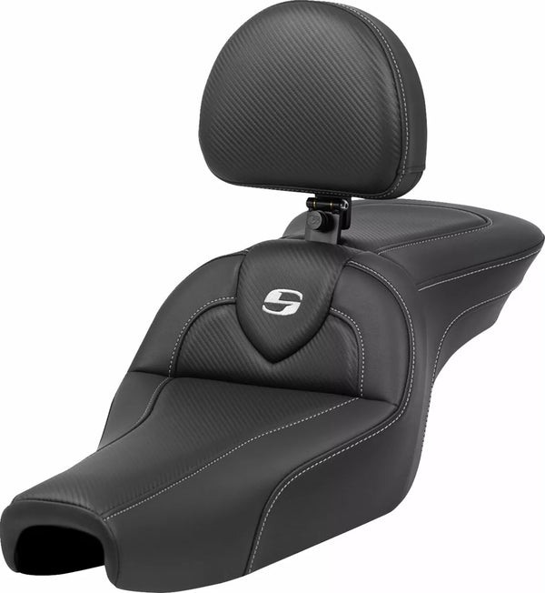 SADDLEMEN SEAT ROADSOFA CF W/ BACKREST 807-11-185BR