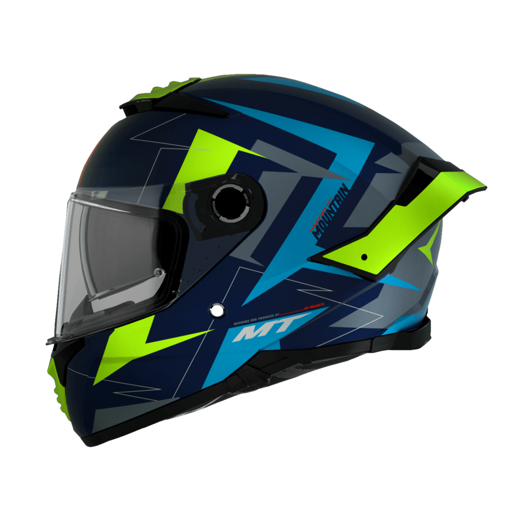 MT Helmets Integral Mc-Hjälm Thunder 4 SV Mountain Matt Blå