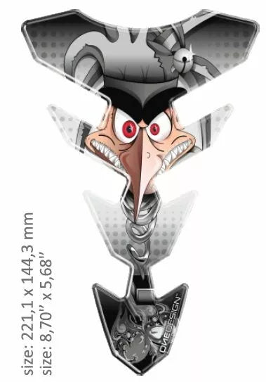 ONEDESIGN TANK PAD FACE SILVER-GREY CGEXS71WP