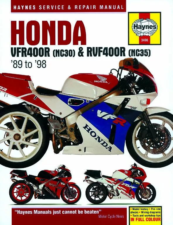 HAYNES (SB) HONDA VFR400 3496