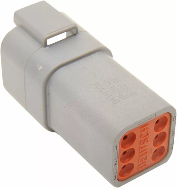 NAMZ RECEPTACLE DEUTSCH GREY 6 DR-6G