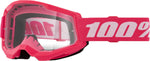 100% Goggles Strata 2 Pink - Klar