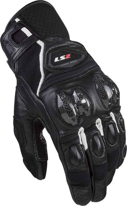 LS2 Mc-Gloves Spark Black/White 