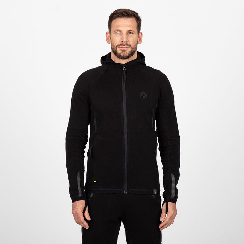 Knox Textil Mc-Hoodie Shield Svart