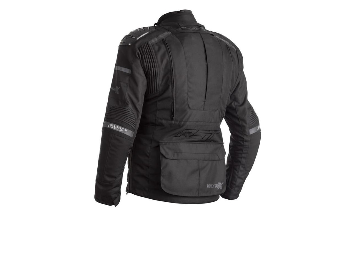 Rst textile mc-jacket adventure-x black