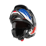 Schuberth Öppningsbar Mc-Hjälm E2 Explorer Blå /Röd