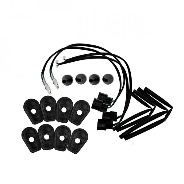 Adapters for micro indicators (set of 4), Kawasaki Z650RS 22- / Z900 20- / Z H2 20- / Z125 21- / Ninja 125 21- (fit front AND rear)