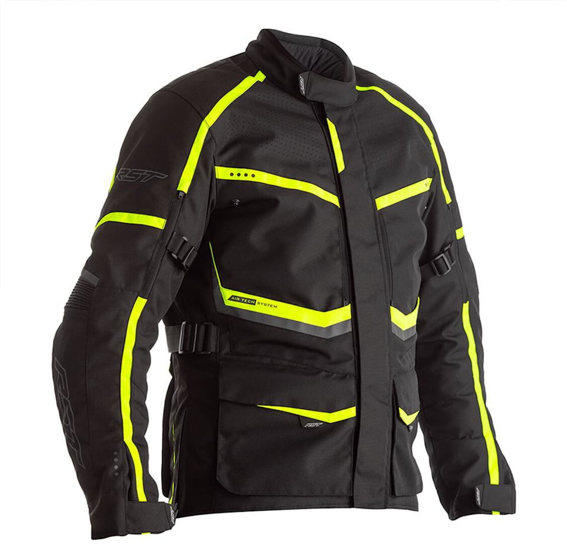 RST Textil Mc-Jacka Maverick Svart /Flu