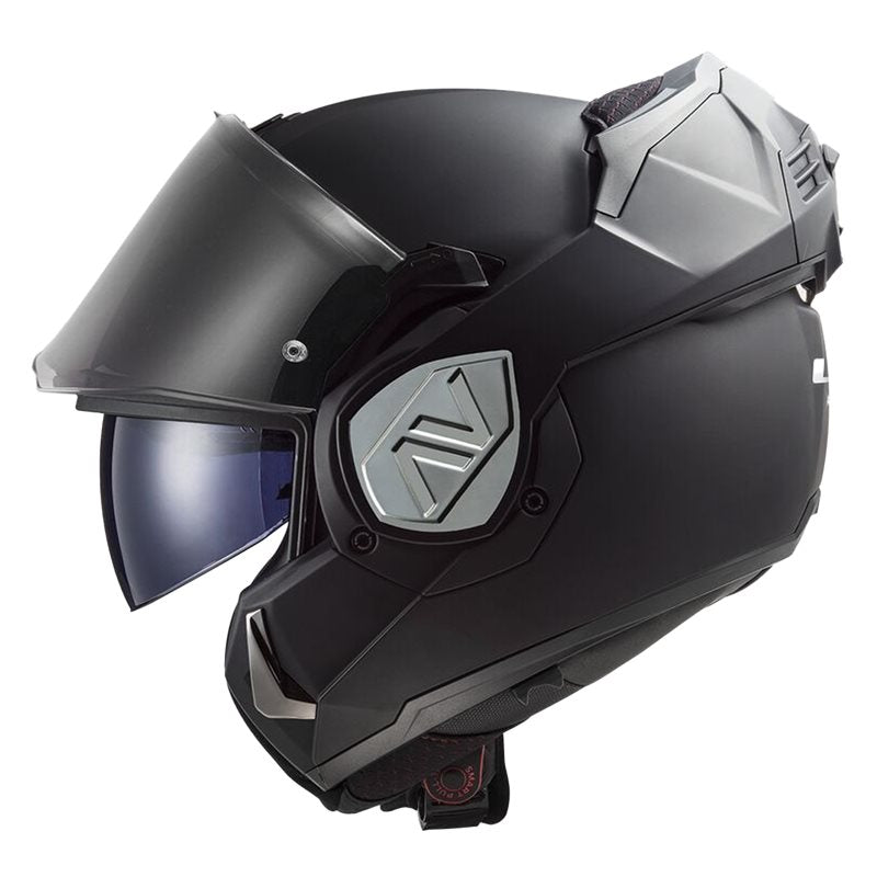 LS2 Openable MC helmet Advant Matt Black