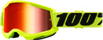 100% Goggles Strata 2 Fluo /Yellow - Spegel