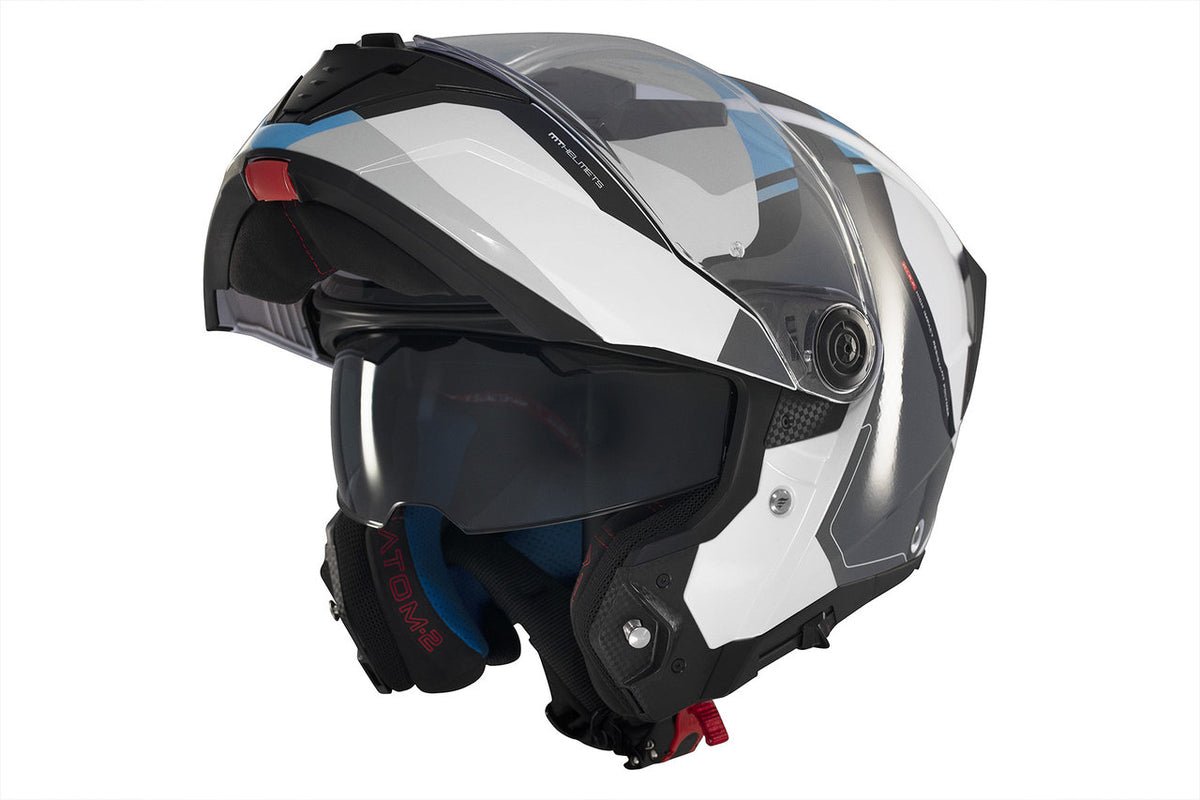 MT Helmets Öppningsbar Mc-Hjälm Atom 2 SV Emalla C17