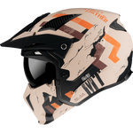 MT Helmets Öppen Mc-Hjälm Streetfighter A14 Matt Orange