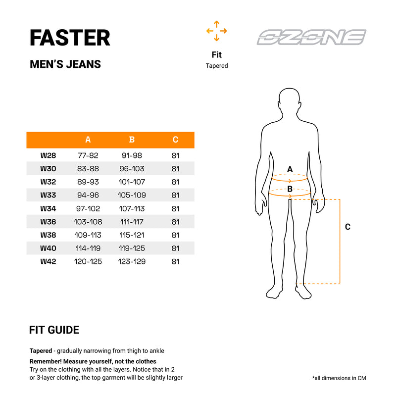 Ozone Kevlar Mc-Byxor Faster Svart