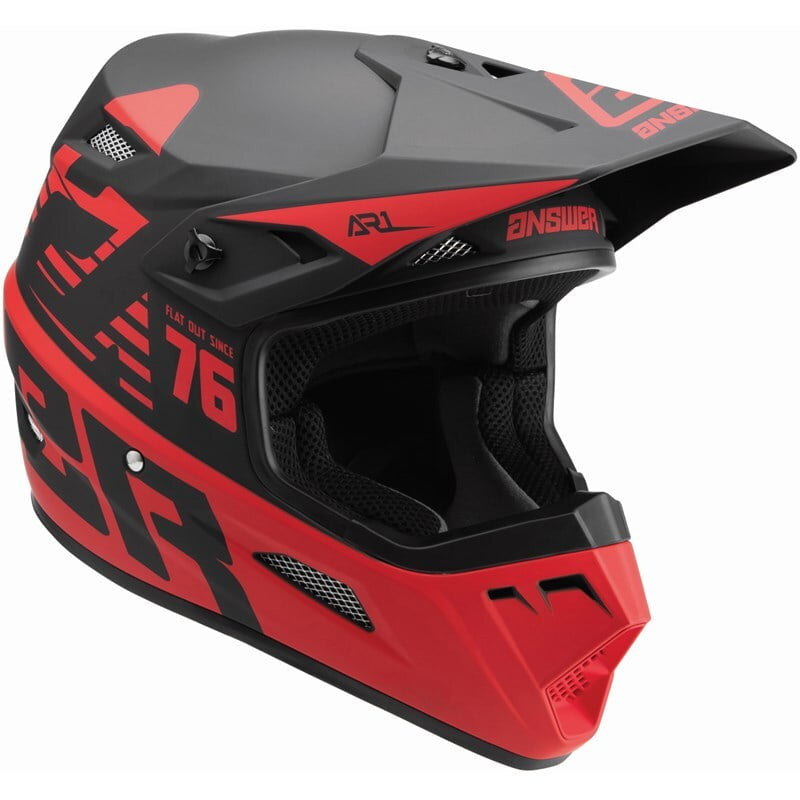 Answer Child Cross Helmet AR1 Bold Black /Red