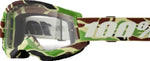 100% Goggles Strata 2 War Camo - Klar