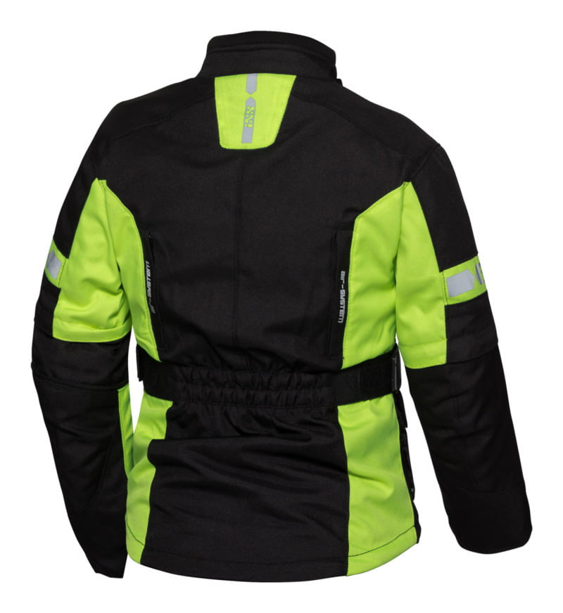 iXS Barn Textil Mc-Jacka ST 1.0 Svart /Flu