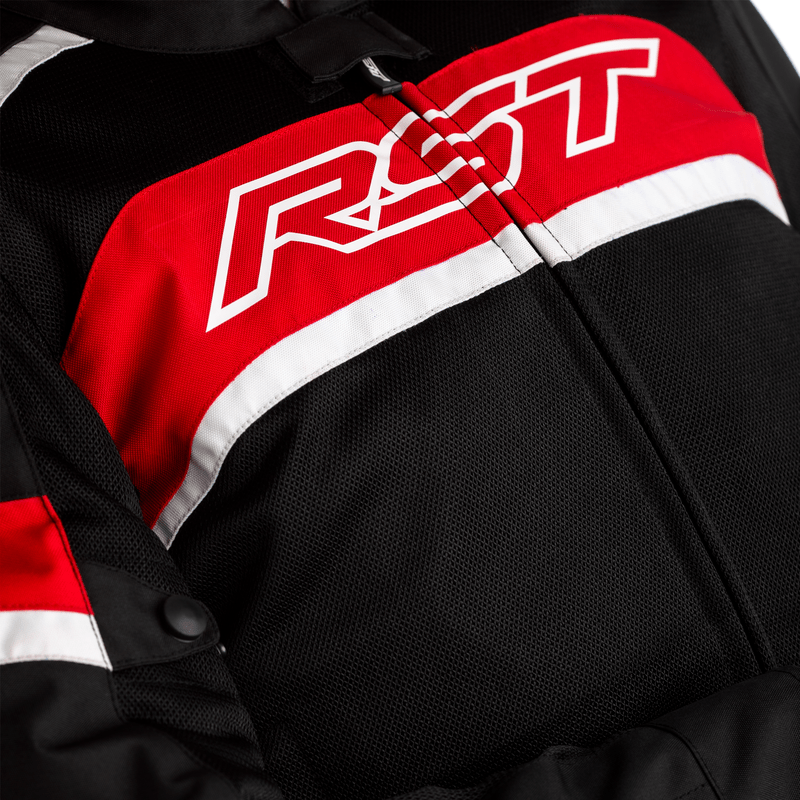 RST Textil Mc-Jacka Pilot Svart /Röd