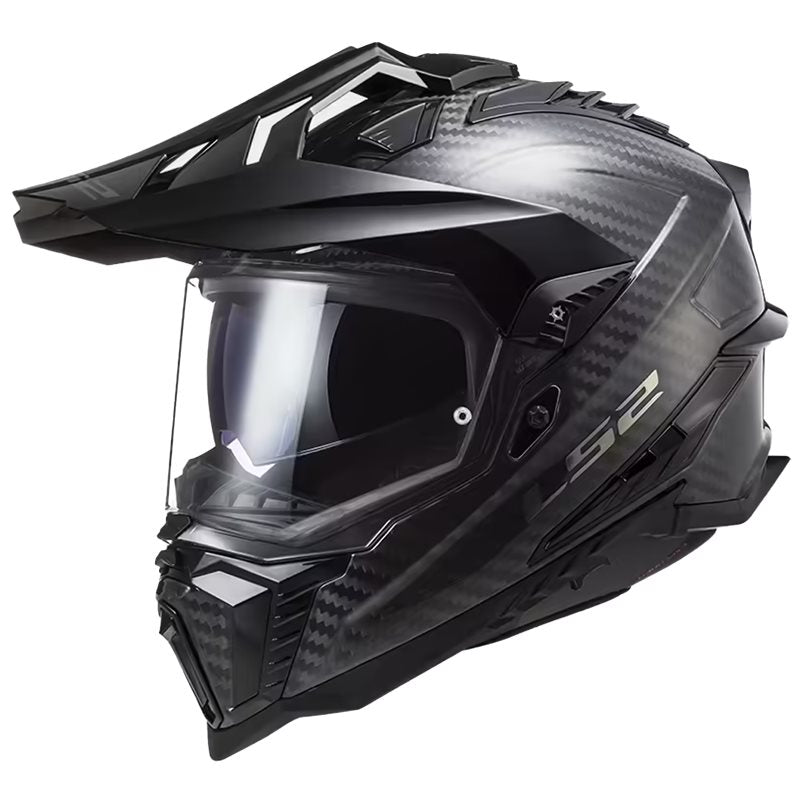 LS2 Adventure Mc-Hjälm Explorer Carbon