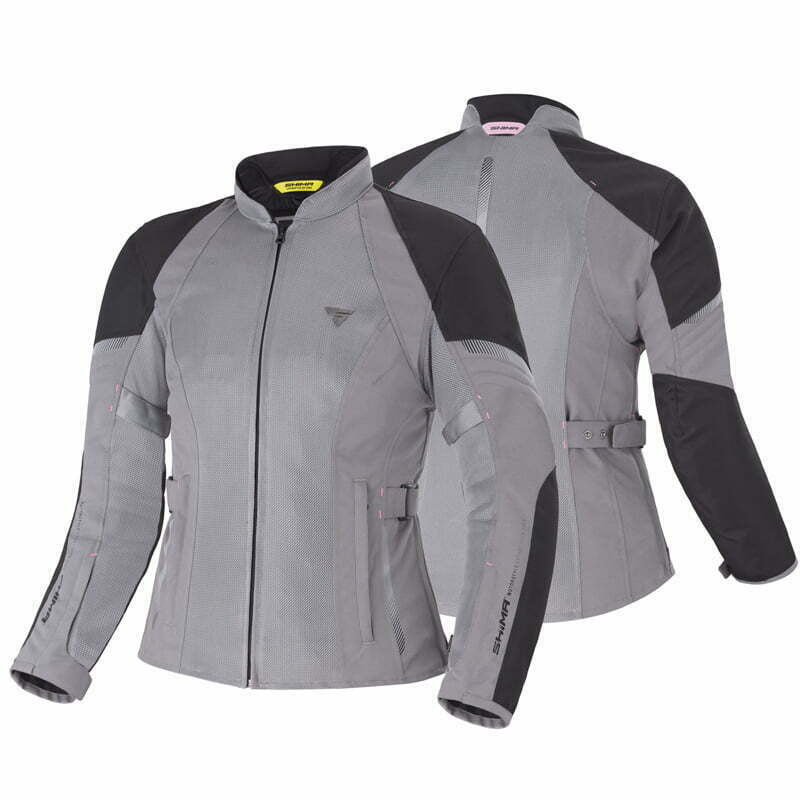 Shima lady textile mc jacket jet gray