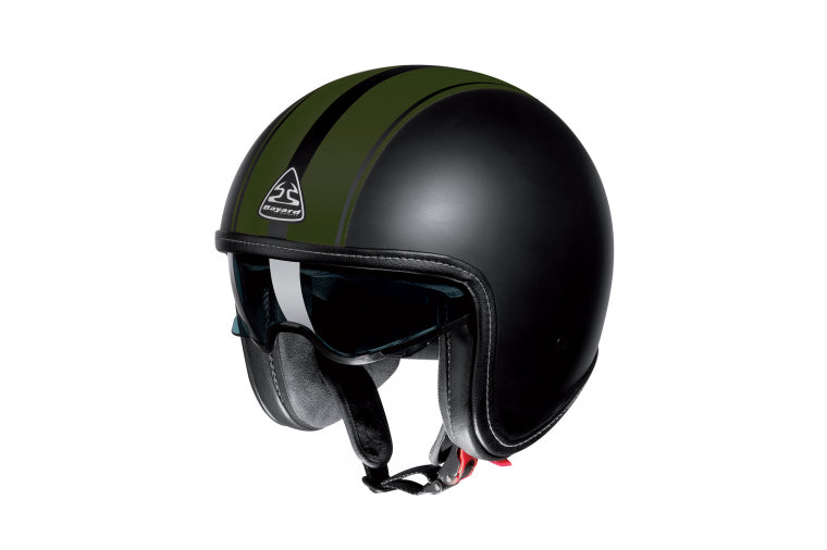 Bayard Open MC Helmet XP-18 V2 Black /Green