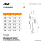 Ozone Dam Kevlar Mc-Jeans Jane Svart