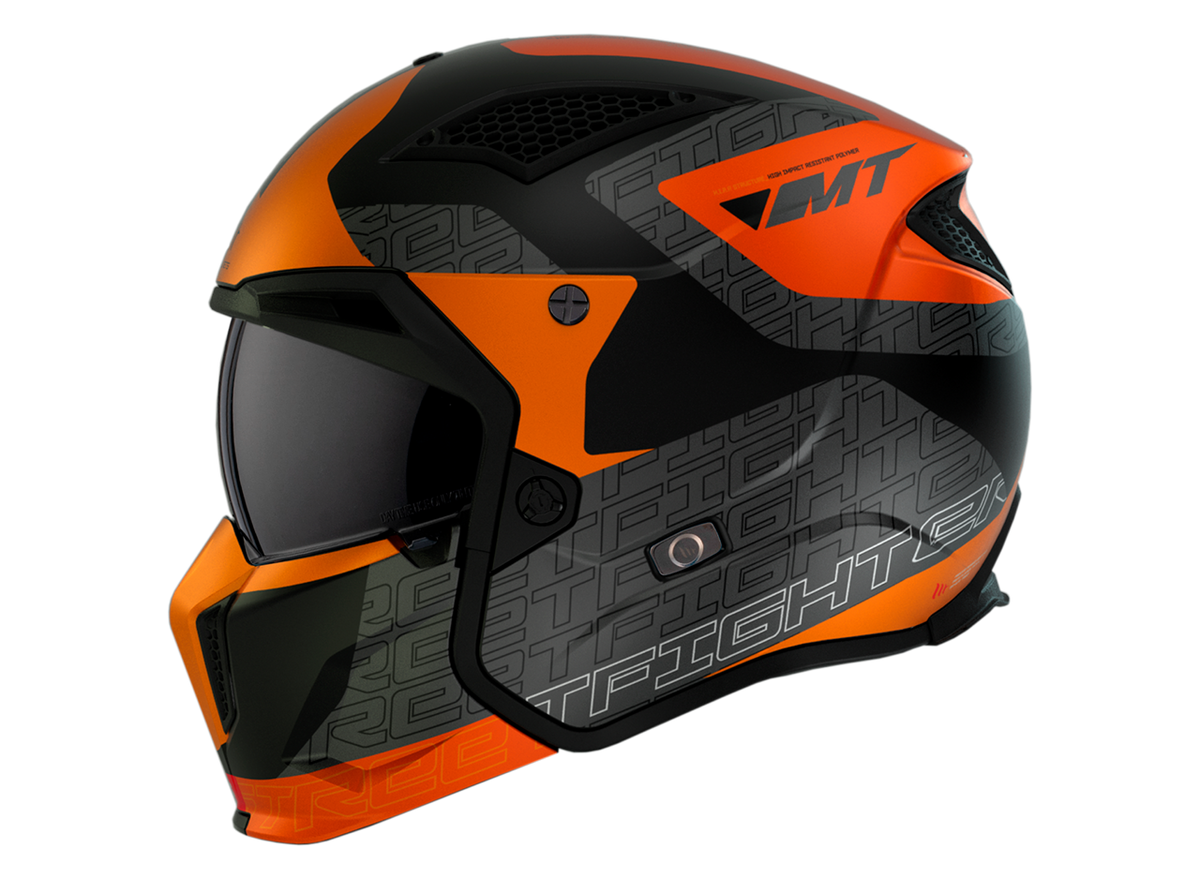 MT Helmets Öppen Mc-Hjälm Streetfighter SV S Totem B4