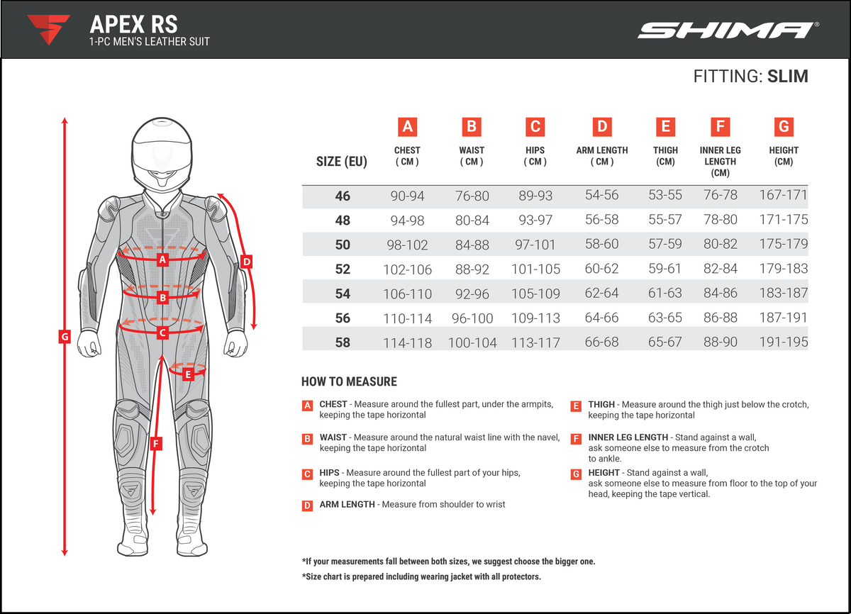 Shima Mc-Skinnställ 1 delat Apex RS Flu