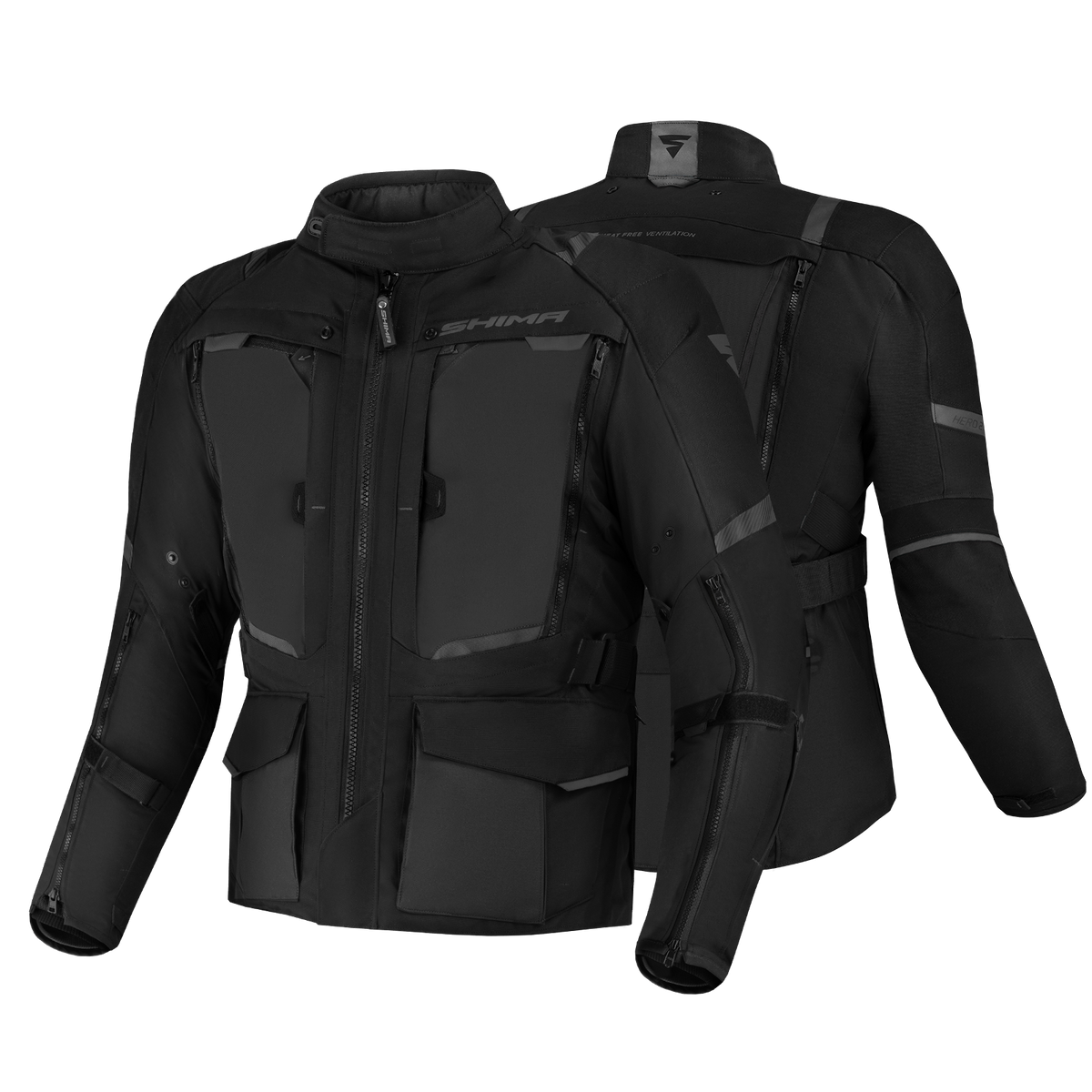 Shima Textil Mc-Jacka Hero 2.0 Svart