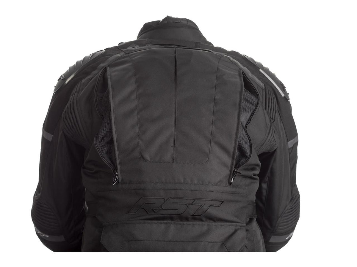 RST Airbag Textil Mc-Jacka Adventure-X Svart